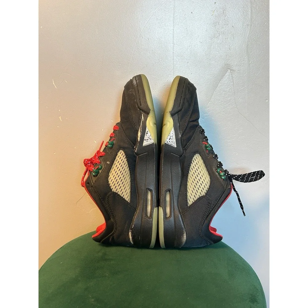 Air Jordan 5 Retro Low Clot Jade Anthracite Black Size 9 DM4640-036